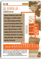Cal Ripken Jr 2014 Panini Classics Series Mint Card #20
