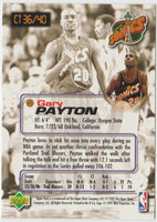 Gary Payton 1997 Upper Deck Nestle Crunch Time Series Mint Card #CT36
