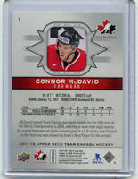 Connor McDavid 2017 2018 Upper Deck Team Canada Series Mint Card #1
