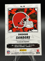 Shedeur Sanders 2025 Panini NFL Sticker Card #98
