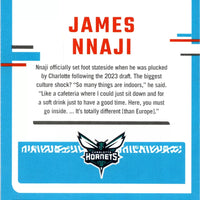 James Nnaji 2023 2024 Donruss Rated Rookie Series Mint Card #215