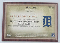 Al Kaline 2011 Topps Commemorative Patch Card #TLMP-AK
