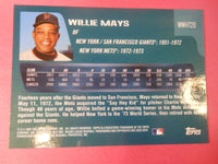 Willie Mays 2001 Topps Who Would Have Thought Series Mint Card  #WWHT20
