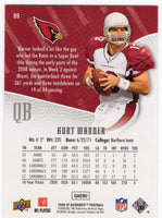 Kurt Warner 2008 SP Authentic Series Mint Card #89

