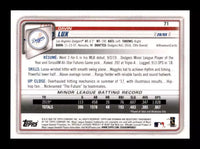 Gavin Lux 2020 Bowman Series Mint Rookie Card #71
