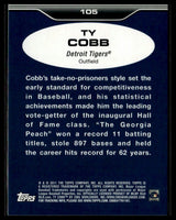 Ty Cobb 2011 Topps Lineage Series Mint Card #105
