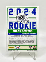 Brock Bowers 2024 Panini Score 1989 Throwback Series Mint Rookie Card #10
