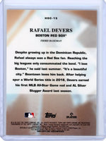 Rafael Devers 2022 Topps Chrome Heart Of The City Series Mint Card #HOC15
