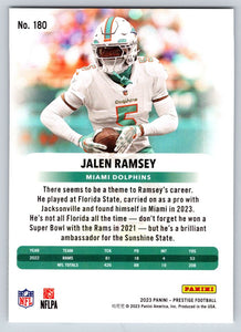 Jaylen Ramsey 2023 Panini Prestige Series Mint Card #180