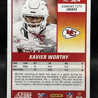 Xavier Worthy 2024 Panini Score Series Mint Rookie Card #324