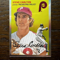 Steve Carlton 2023 Topps Chrome Platinum Anniversary Series Mint Card #97