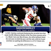 Saquon Barkley 2022 Panini Absolute Last Call Series Mint Card #LC-13