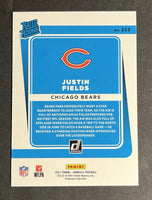 Justin Fields 2021 Panini Donruss Series Mint Rookie Card #253
