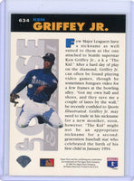 Ken Griffey 1994 Upper Deck Collectors Choice Up Close and Personal Series Mint Card #634
