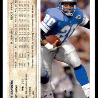 Barry Sanders 1992 Upper Deck Season Leaders Series Mint Card #155