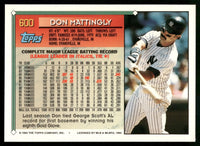 Don Mattingly 1994 Topps Series Mint Card #600
