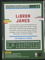 LeBron James 2023 2024 Panini Donruss Press Proof Series Mint Card #2
