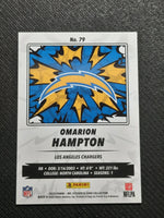 Omarion Hampton 2025 Panini NFL Sticker Card #79
