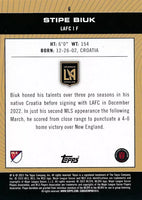 Stipe Biuk 2023 Topps MLS Pitch Prodigies Series Mint Card #6
