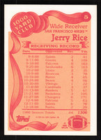 Jerry Rice 1989 Topps 1000 Yard Club Series Mint Card #5
