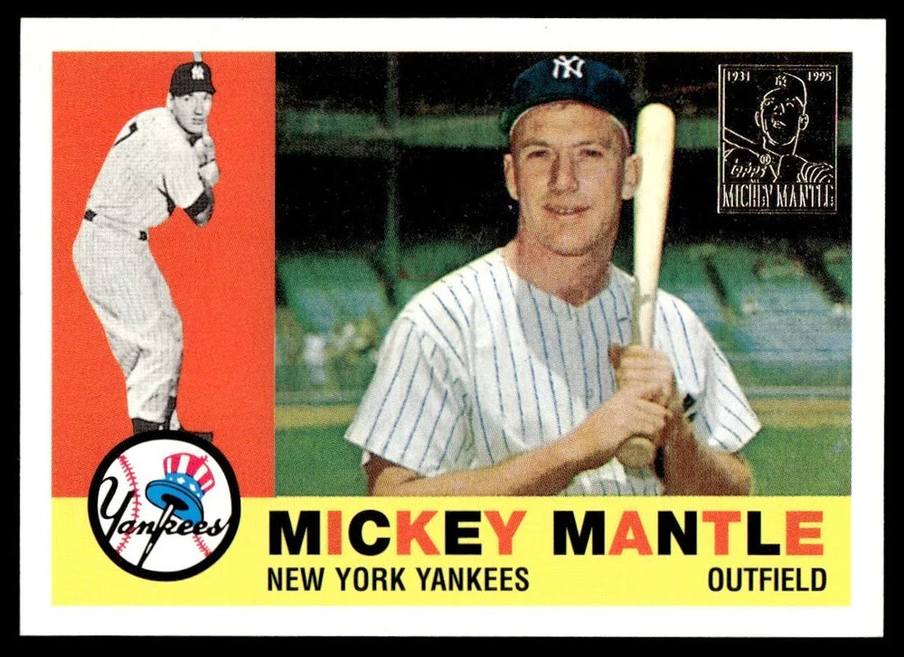 Mickey Mantle 1996 Topps Commemorative Series Mint Card #10