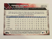 Freddie Freeman 2016 Topps Opening Day Series Mint Card #63
