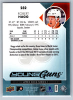 Robert Hagg 2017 2018 Upper Deck Young Guns Card #232
