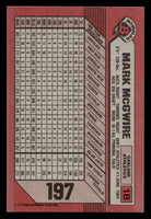 Mark McGwire 1989 Bowman Series Mint Card #197
