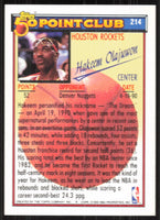 Hakeem Olajuwon 1992 1993 Topps Series Mint Card #214
