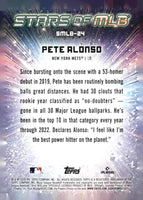Pete Alonso 2024 Topps Stars of MLB Mint Insert Card #SMLB-24
