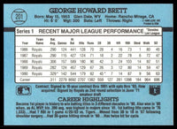 George Brett 1991 Donruss Series Mint Card #201
