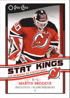 Martin Brodeur 2010 2011 O-Pee-Chee Stat Kings Series Mint Card #SK19
