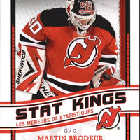 Martin Brodeur 2010 2011 O-Pee-Chee Stat Kings Series Mint Card #SK19