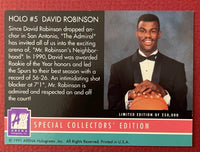 David Robinson 1991 Arena Hologram Series Mint Card #5
