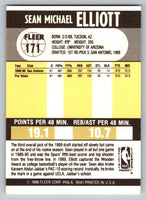 Sean Elliott 1990 1991 Fleer Series Mint Rookie Card #171
