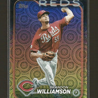 Brandon Williamson 2024 Topps Holiday Summer Foil Mint Card #522