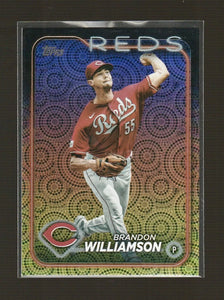 Brandon Williamson 2024 Topps Holiday Summer Foil Mint Card #522