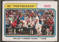 Bryce Harper 2023 Topps Heritage NL Postseason SP Short Print Series Mint Card #435
