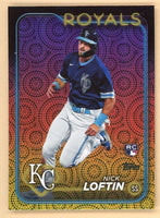 Nick Loftin 2024 Topps Holiday Summer Foil Mint Card #506
