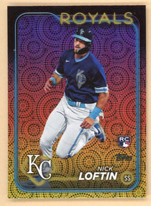 Nick Loftin 2024 Topps Holiday Summer Foil Mint Card #506