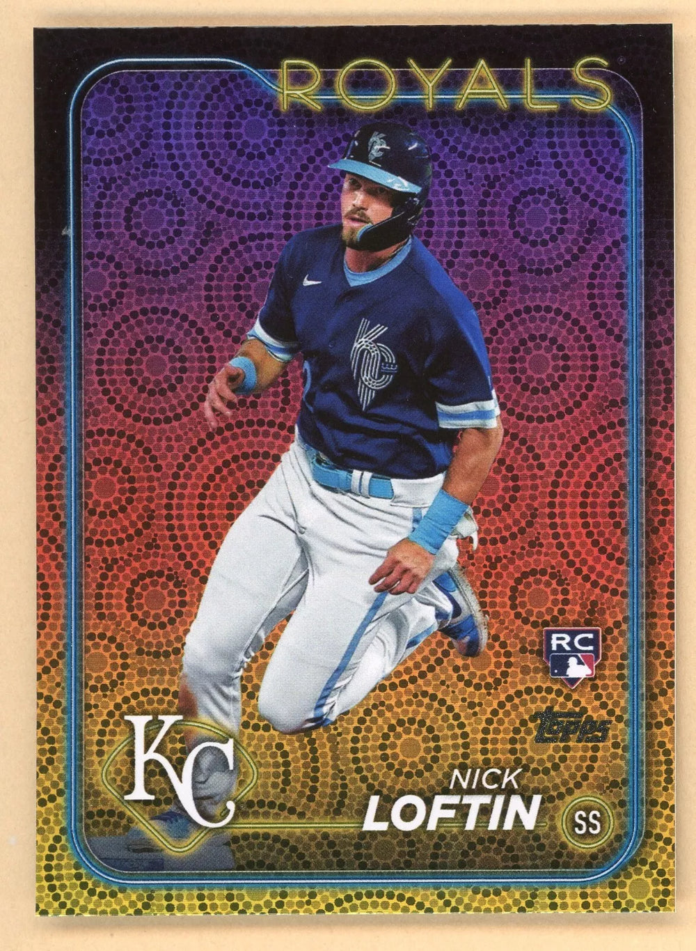 Nick Loftin 2024 Topps Holiday Summer Foil Mint Card #506