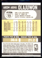 Akeem Olajuwon 1990 1991 Fleer Series Mint Card #73

