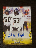 Duke Ejiofor 2018 Leaf Draft Gold AUTOGRAPH Series Mint Rookie Card #BA-DEI
