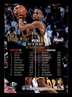 Reggie Miller 1998 1999 Flair Showcase Row 3  Series Mint Card #31
