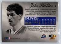 John Stockton 1998 1999 Flair Showcase Row 2 Series Mint Card #60
