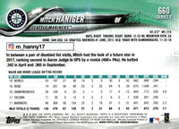 Mitch Haniger 2018 Topps Mint Card #660
