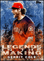 Gerrit Cole 2018 Topps Legends In the Making Series Card #LITM10
