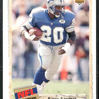 Barry Sanders 1992 Upper Deck Series Mint Card #511