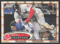 Carl Crawford 2012 Topps Chrome X-Fractor Refractor Series Mint Card #29
