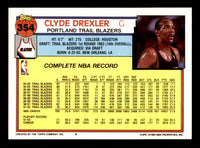 Clyde Drexler 1992 1993 Topps Series Mint Card #354
